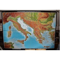 Apenninen- und Balkanhalbinsel (Large Pull Down Map)